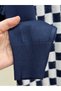 Sabiser Half Square Cold Thread Tunic-Sy3376 Navy Blue - 5