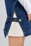 Women's Poncho Oversize Denim Vest - 4