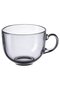 HÖSTAGILLE Mug - light grey tempered glass 50 cl