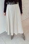Belted Bell Skirt Stone - 3