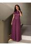 Rochie maxi, mov - 3