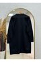 Sabisima Half Plush Striped Tunic-Sy3314 Black - 6