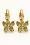 Women's Butterfly Figured Stone Gold Earrings – Hypoallergenic Stylish Elegant Butterfly Earrings