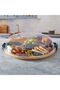 Compartmentalized serving board, with lid, bamboo, 35.5cm - - 7