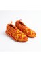 Çeyizlik Winter Hand Knitted Booties – Yellow Red Patterned – Size 36-37 - 3