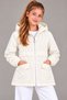 Girl's Hooded Pocketed Lined Seasonal Basic Raincoat - 4