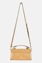 Women Brand Logo Cross Body Bag, Beige - 4