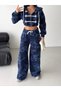 Hooded Crop Sweat Tracksuit Set - 6