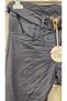 Italian Trousers with Leather Look and V Buckle Belt - 2