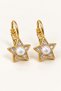 Lotus Flower Rose Heart Star Figured Stone Gold Earrings for Young People and Children – Non-Allergenic Stylish Elegant Earrings