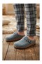 Men's Winter Felt Cork Sole Single Buckle Adjustable Comfortable Sole Home Garden Slippers - 3