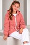 Girl's Hooded Pocketed Lined Seasonal Basic Raincoat - 4