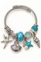 Children's Boy's Sea Figured Charm Steel Bracelet – Small Size Tarnish-Resistant Stainless Dolphin Starfish Bracelet - 4