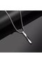 2023 Fashion New Black Necklace Men's Fashion Simple Stainless Steel Chain Men's Necklace Jewelry - 3