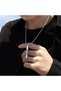 2023 Fashion New Black Necklace Men's Fashion Simple Stainless Steel Chain Men's Necklace Jewelry - 4
