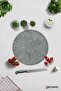 Glass Cutting Board - Glass Cutting Board |   Gray Marble Look |   Diameter 32cm