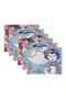 6-Piece Blue Background Japanese Female Figured American Service Set - 3