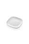 Melamine 6 Pieces Square Serving 21 cm White 21X21X2.4 cm 258 Gr - 2