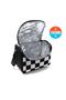 Coral High Kids Black - White Checkered Thermo Lunch Box - 2
