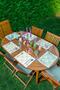 6-Piece Sea Concept Pastel Colored Placemat Set