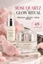 Rose Quartz Glow Ritual |   Pink Quartz Moisture, Radiance, and Fullness Mineral Care Ritual - 3 Steps