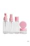 Ilkestor 5 Piece Transparent Travel Cosmetic Bottle Set Portable (05446) Care Container - 3
