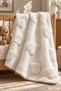 Welsoft Baby Blanket 88X100 cm – Embossed Teddy Bear Pattern, Soft Plush, Newborn and Children's Blanket - 2
