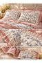 Lace Detailed Dowry Double Layer Ruffled Bedding Set Serenity - 3