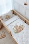 Montessori Duvet Cover and Fitted Sheet Set - for Baby Series - Mom and Baby Bear - 3