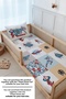 Single Duvet Cover and Fitted Sheet Set - Cartoon Series - Super Heroes Patchwork - 4
