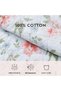 Laura Ashley Bedspread Set - 100% Cotton Floral Pattern Quilted 1 Quilt and 1 Pillow - 5