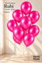 10 Pcs Rubi Fuchsia Metallic Balloon 11 Inch 28 cm Latex Birthday Wedding Party Decoration