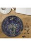 Gemini Zodiac Sign Design Special Cut Round 272 Piece Wooden Puzzle Mpda670