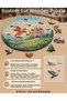 Mermaid Design Special Cut Round 272 Piece Wooden Puzzle Mpda623 - 4