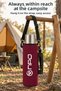 Nt01 2-Layer Vacuum Technology 24H Hot 48H Cold 72H Ice Protection Steel Thermos with Burgundy Case - 3