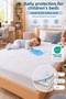 Liquid Waterproof 100% Cotton Mattress Protector Baby Kids Mattress Protector Park Crib Nursery Kindergarten Bed Wetting