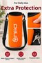 Ntk Shoulder Strap Padded Shock Absorbing Neoprene Fabric 1.5Lt Thermos Cover Orange - 4