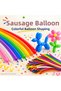 25 Pieces of Mixed Color Sausage Balloons – Long Shaped Balloons for Modeling and Figure Making - 4