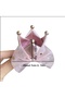 Pink Mini Princess Crown – Girl's Queen Crown with Tulle Bow and Gold Ball Detail, for Birthdays and Parties - 4