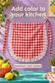 Lace Gingham Duck Fabric Kitchen and Serving Apron – Liquid-Proof, Stain-Resistant, Colorful, Suitable for Daily Use, for Dowry and Gifts - 6