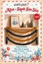 Gold and Black Glitter Ornament 4 Pieces 2 Meters Total 8 m 6.5 cm Christmas Tree Decoration - 4