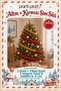 Gold and Red Glitter Ornament 4 Pieces 2 Meters Total 8 m 6.5 cm Christmas Tree Decoration