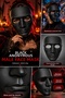 Halloween Halloween Black Anonymous Male Face Mask Plain Expressionless Party Costume Accessory - 3