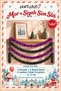 Purple and Black Glitter Ornament 4 Pieces 2 Meters Total 8 m 6.5 cm Christmas Tree Decoration - 4