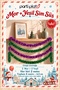 Purple and Green Glitter Ornament 4 Pieces 2 Meters Total 8 m 6.5 cm Christmas Tree Decoration - 4