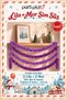 Lilac and Purple Glitter Ornament 4 Pieces 2 Meters Total 8 m 6.5 cm Christmas Tree Decoration - 4