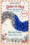 Silver and Dark Blue Glitter Ornament 4 Pieces 2 Meters Total 8 m 6.5 cm Christmas Tree Decoration - 3