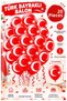 Turkish Flag Balloon 20 Pieces Moon Star Balloon Decoration October 29 April 23 Red White Balloon Flag Balloon Eid