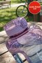 2.2 Liter Sports Water Bottle with Leak-Proof Locking Lid - Bpa-Free Large Motivational Water Bottle & Water Container (2200 ml / Purple) - 2