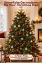 Set of 10 Snowflake Christmas Tree Ornaments White 4.5 cm Mixed Models New Year Christmas Decoration - 5
